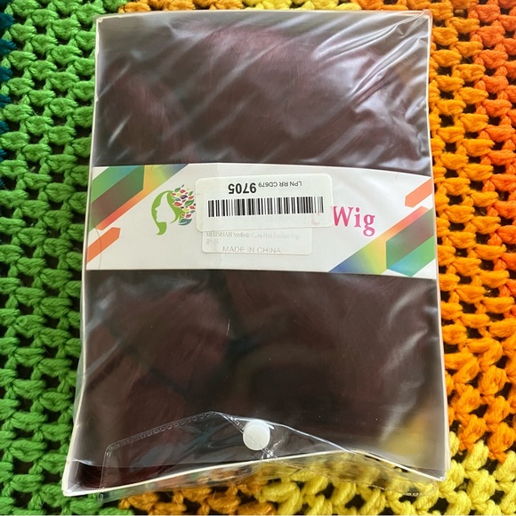 New in Packaging 3 Auburn Red Cosutme Wigs Straight Long Curly Shag Bangs - Picture 7 of 9